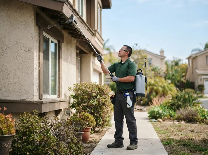 Exterior Spider and Web Elimination in San Diego, CA